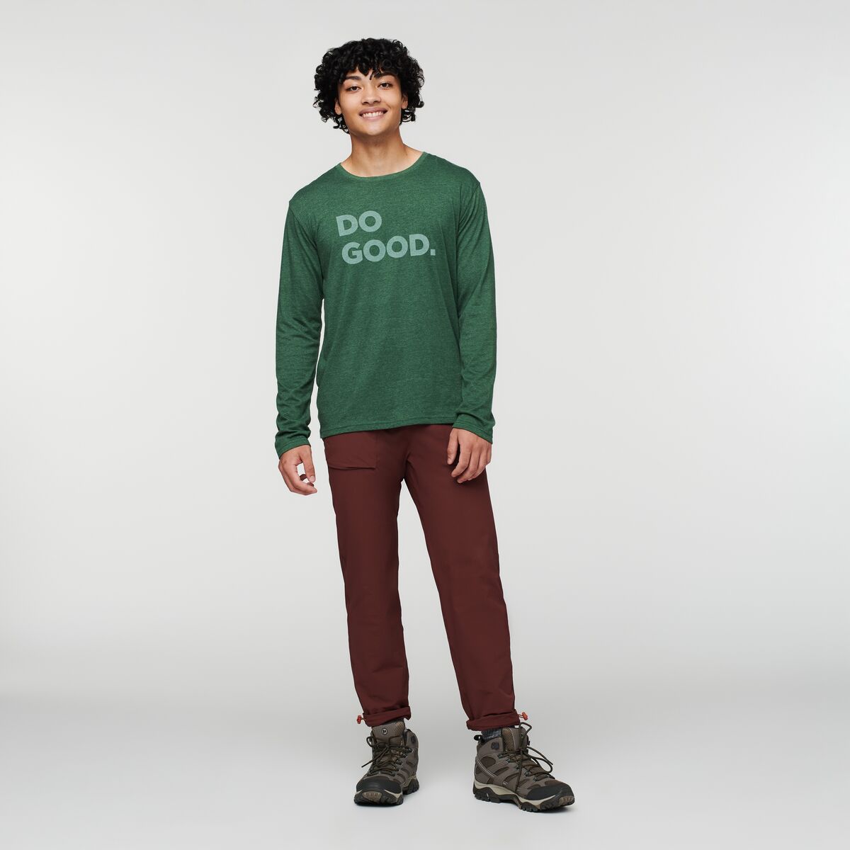 Do Good Long Sleeve T Shirt Men's - Image 9