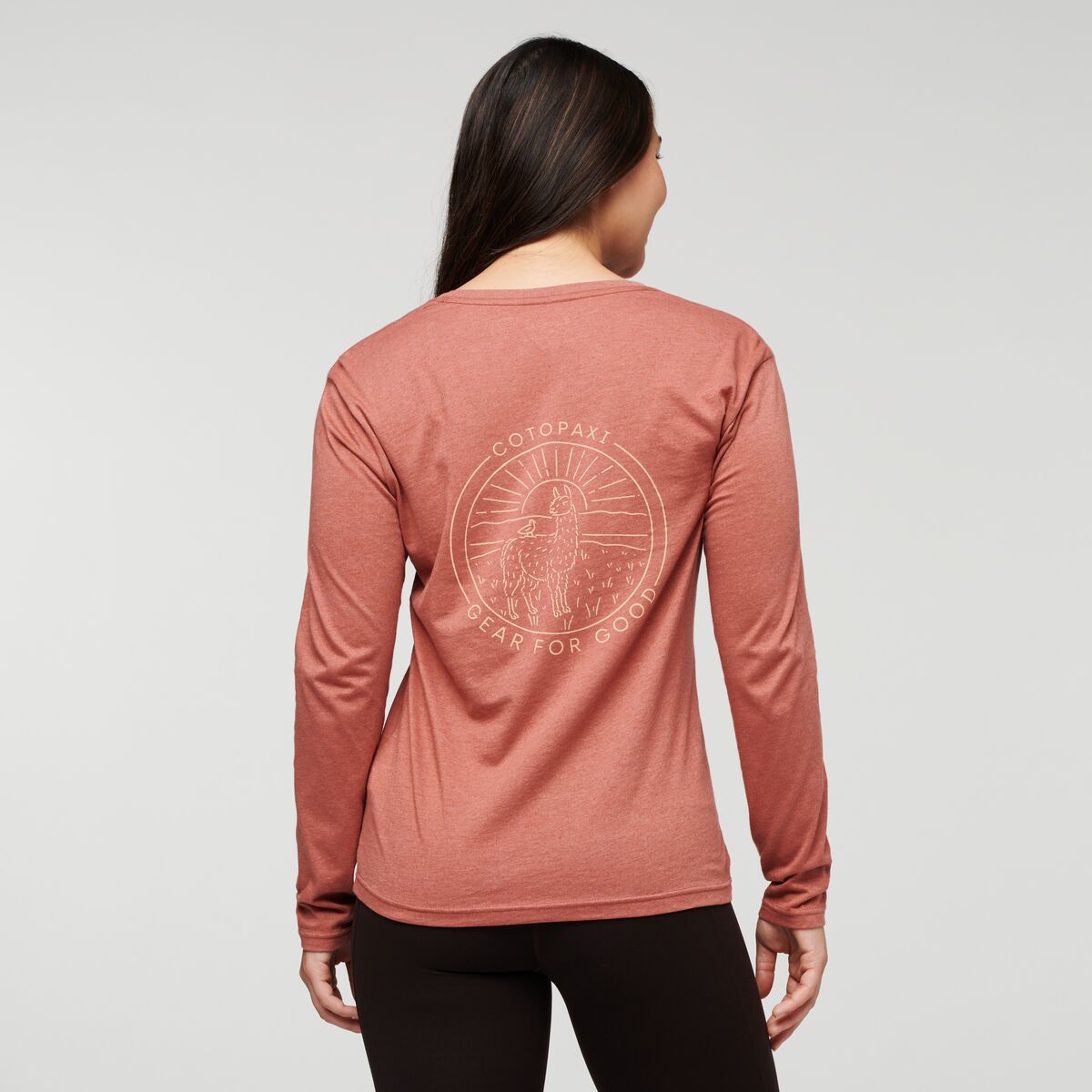 Hello Llama Long Sleeve T Shirt Women's - Image 4