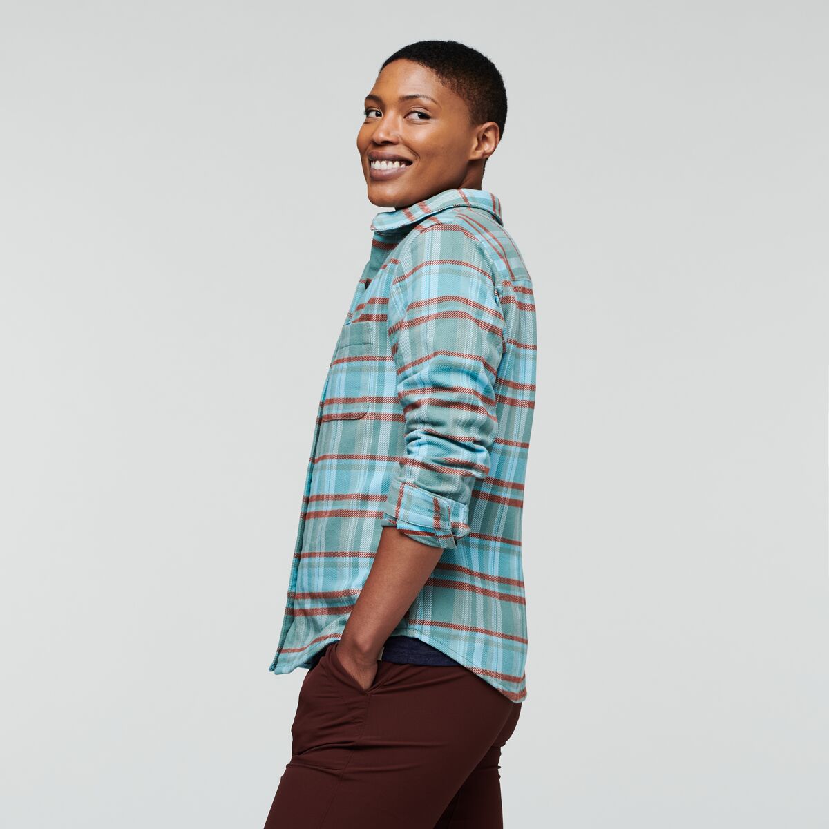 Mero Organic Flannel Shirt Women's - Image 3