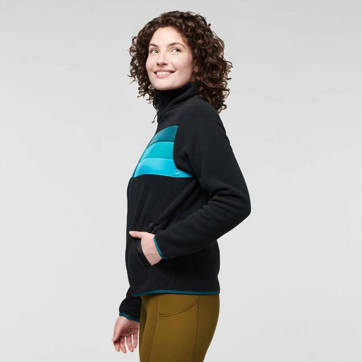 Teca Fleece Full Zip Jacket Women's - Image 9