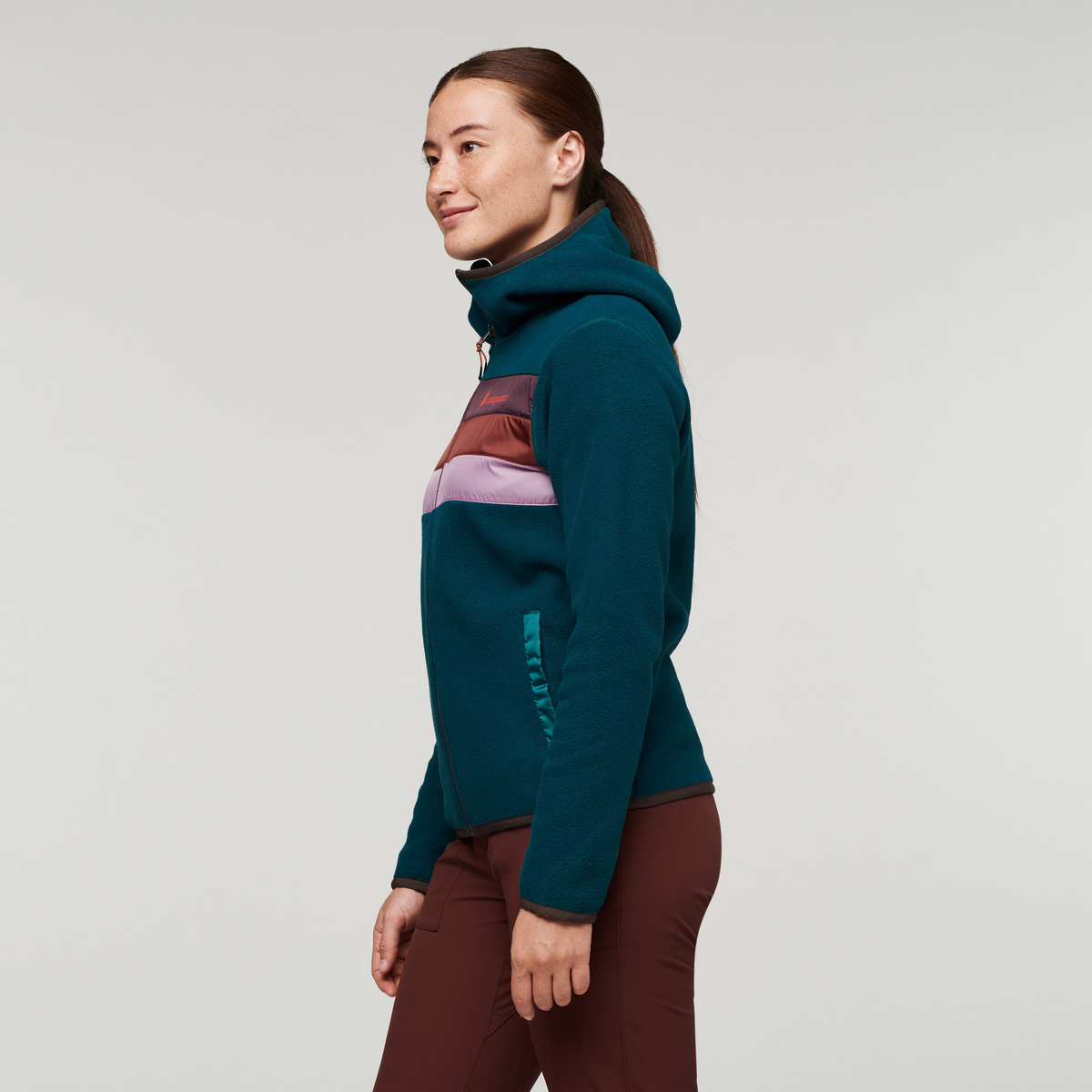 Teca Fleece Hooded Full Zip Jacket Women's - Image 9