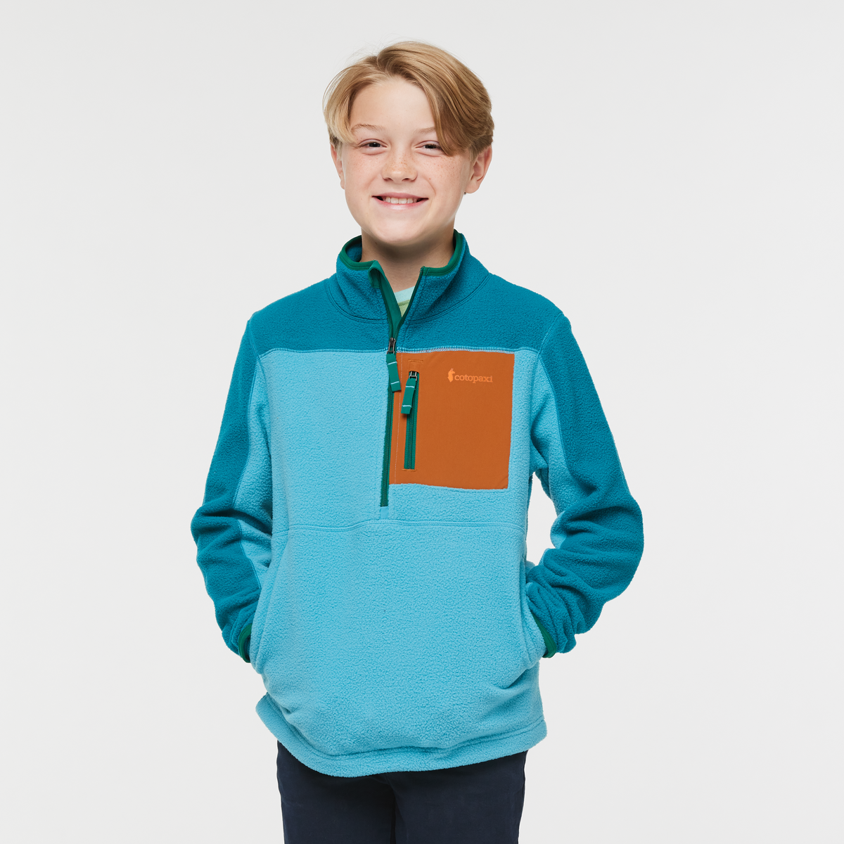 Abrazo Half Zip Fleece Jacket Kids' - Image 8