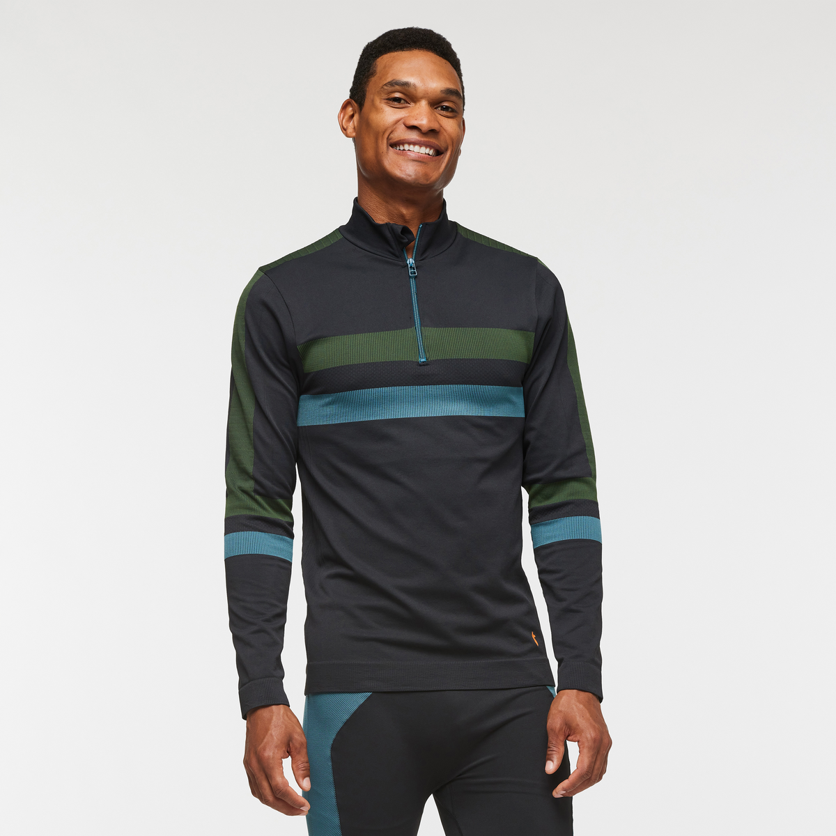 Debajo Seamless Baselayer Quarter Zip Men's