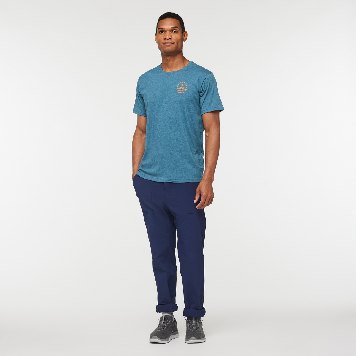 Llama Map T Shirt Men's - Image 3