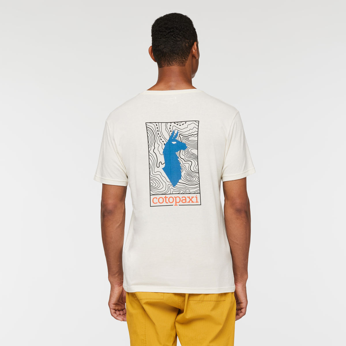 Llama Map T Shirt Men's - Image 7
