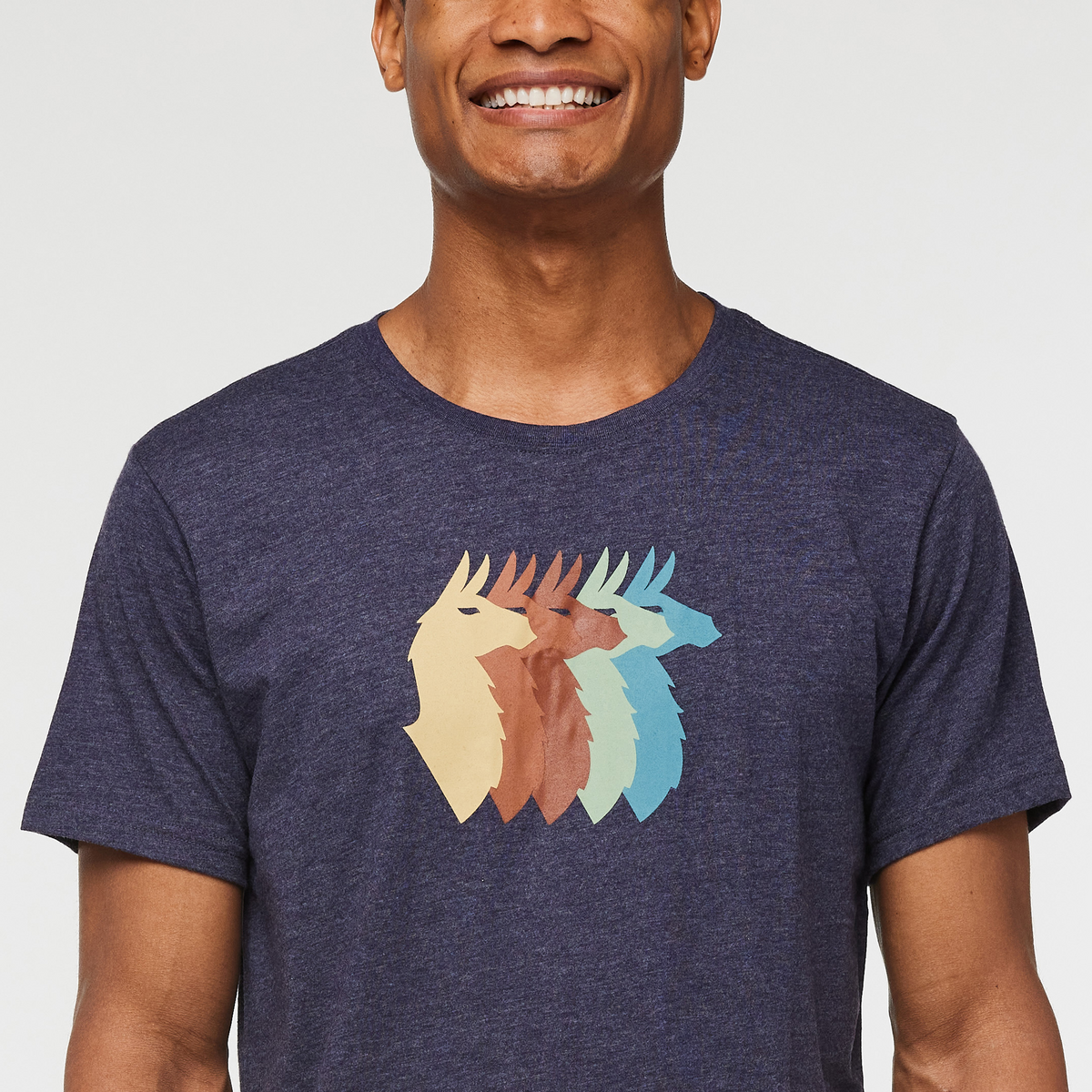Llama Sequence T Shirt Men's - Image 5