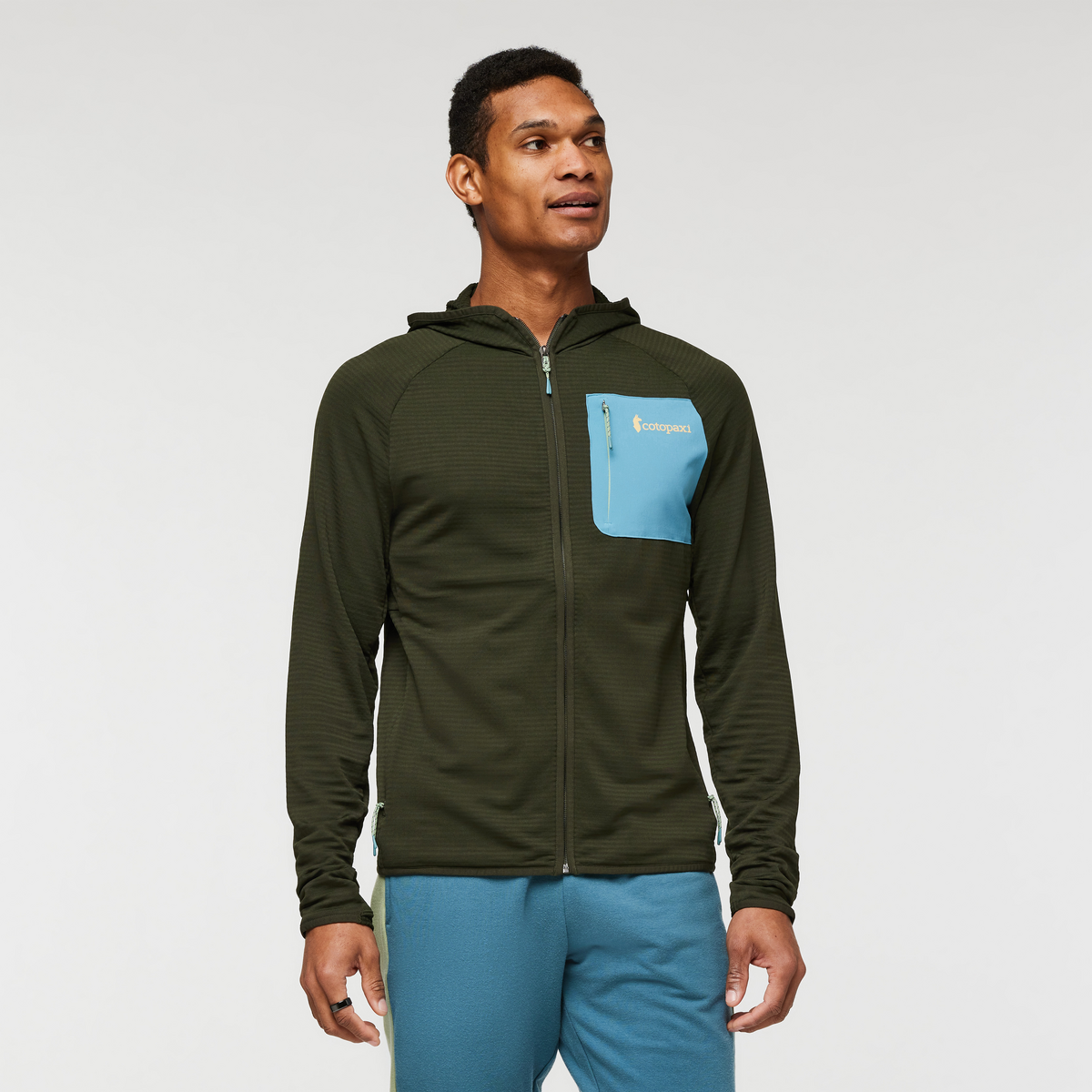 Otero Fleece Full Zip Hooded Jacket Men's - Image 6
