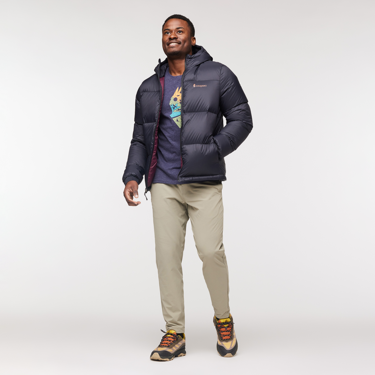 Solazo Down Hooded Jacket Men's - Image 9