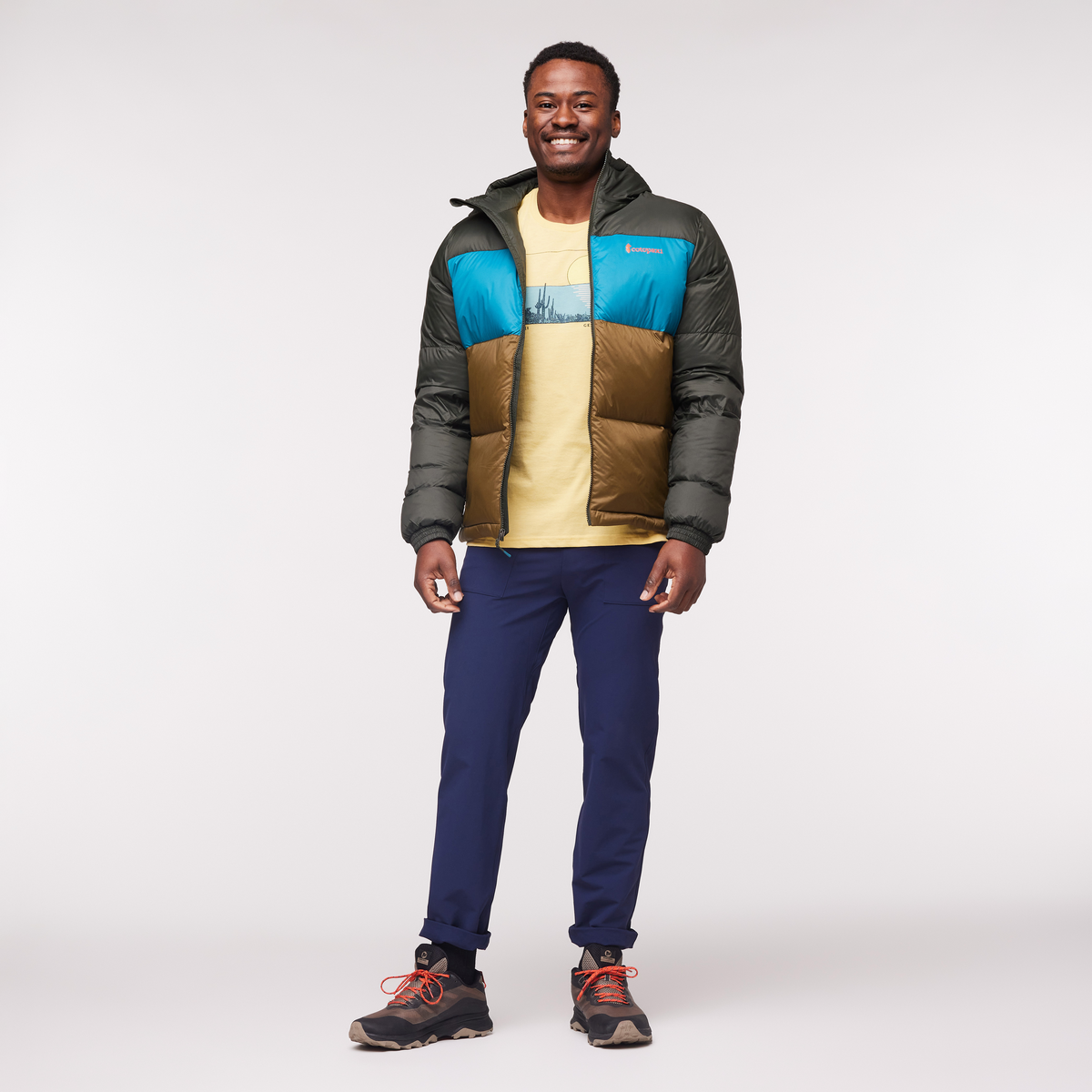 Solazo Down Hooded Jacket Men's - Image 27