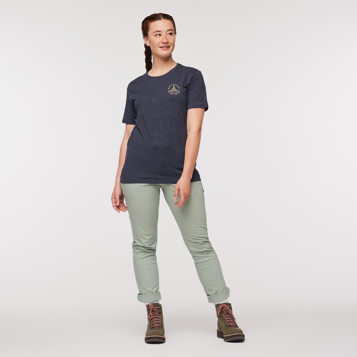 Llama Map T Shirt Women's - Image 3