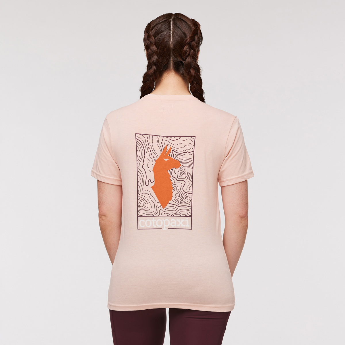Llama Map T Shirt Women's - Image 2