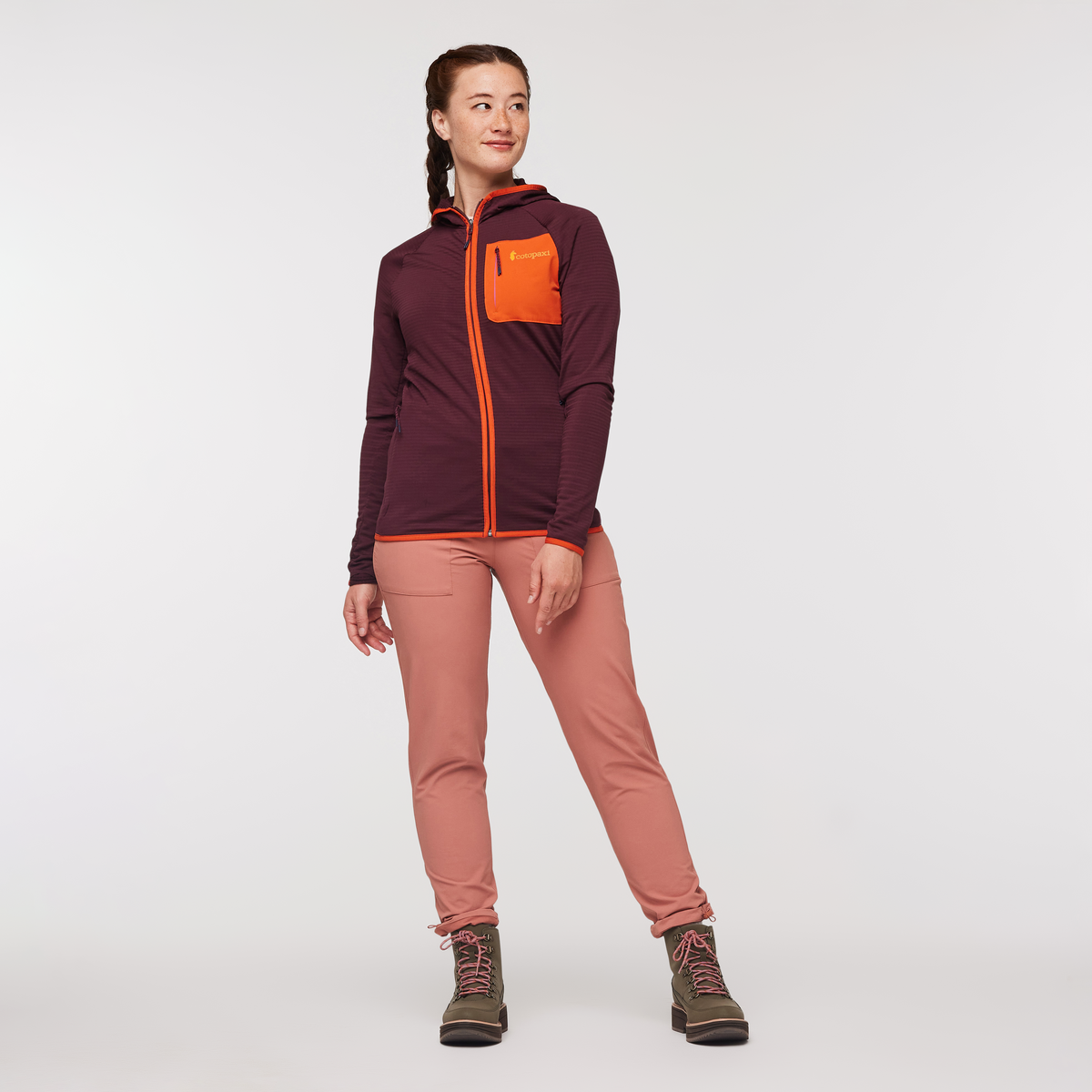 Otero Fleece Full Zip Hooded Jacket Women's - Image 16