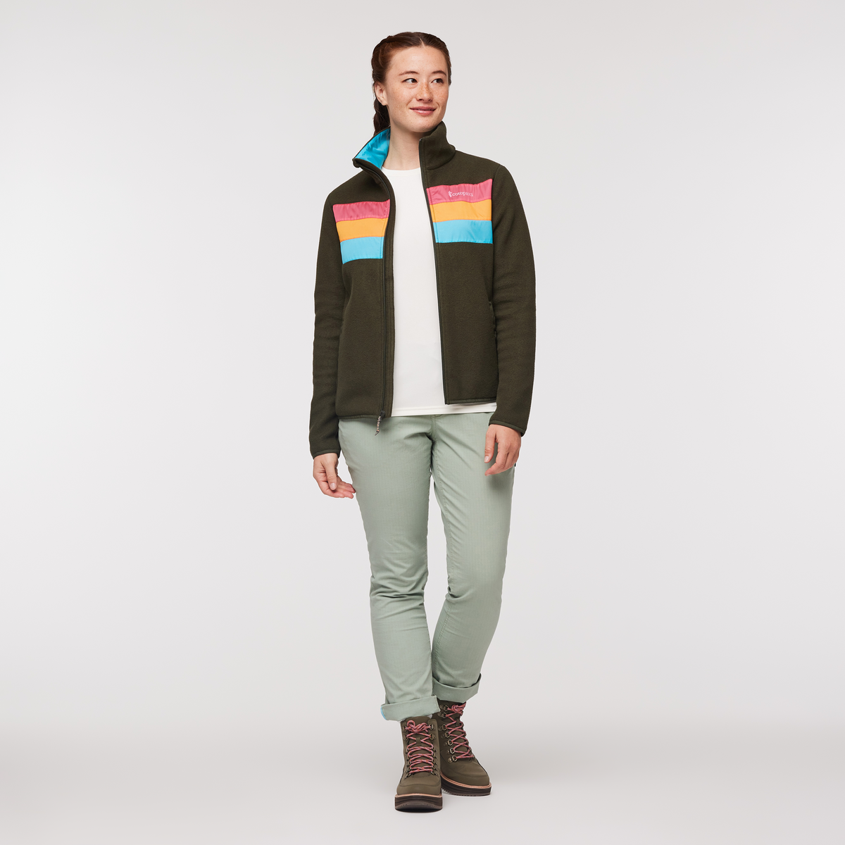 Teca Fleece Full Zip Jacket Women's - Image 15