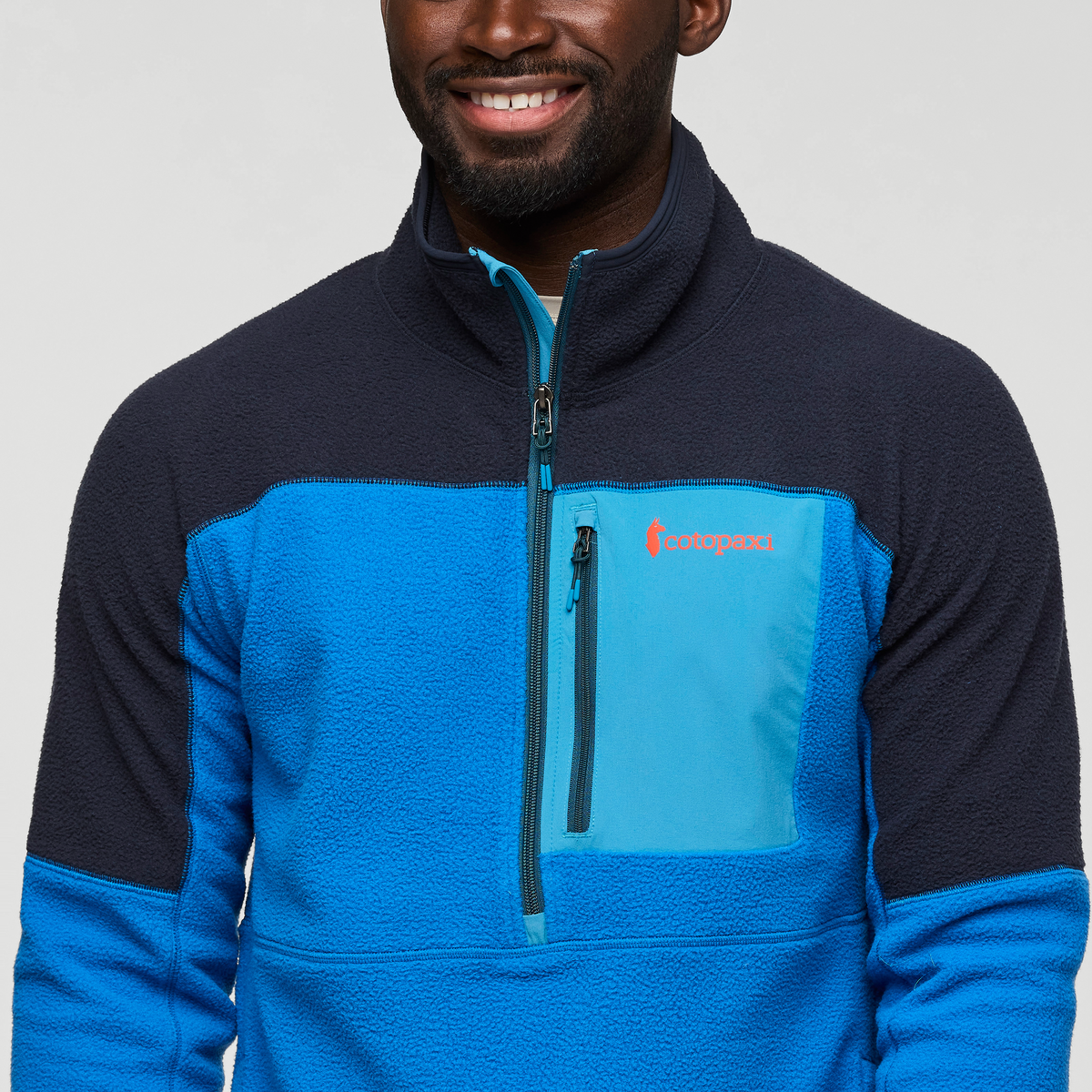 Abrazo Fleece Half Zip Jacket Men's - Image 5