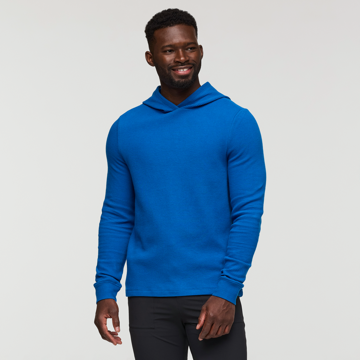 Atajo Long Sleeve Waffle Hoodie Men's - Image 9