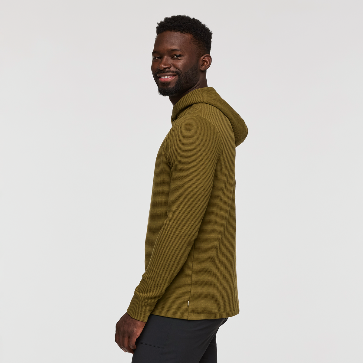 Atajo Long Sleeve Waffle Hoodie Men's - Image 3