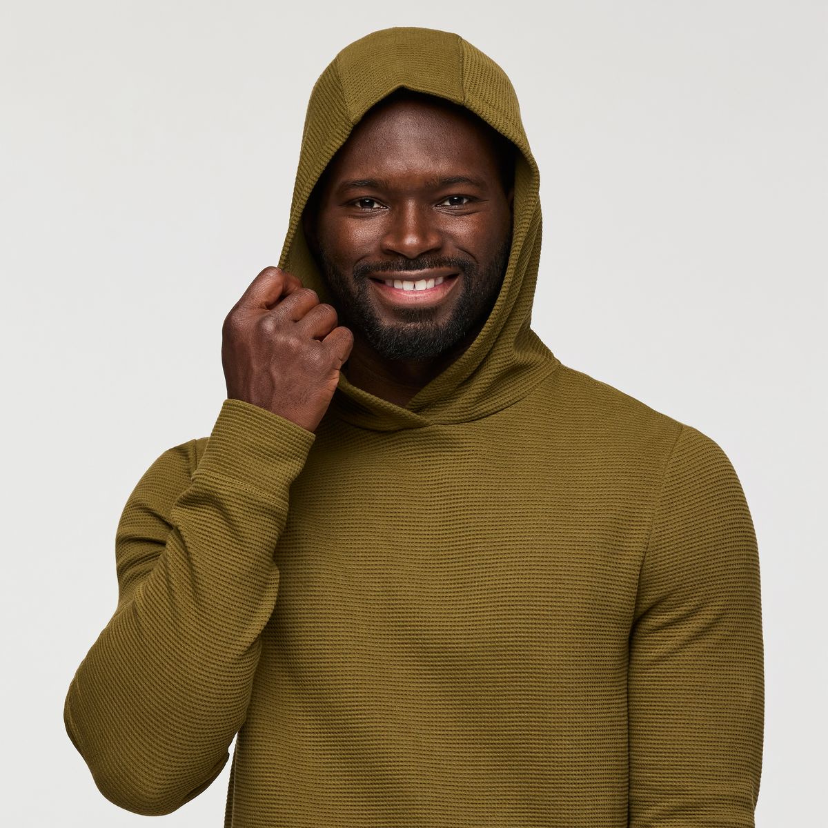 Atajo Long Sleeve Waffle Hoodie Men's - Image 5