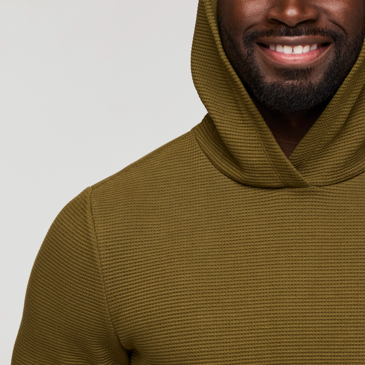 Atajo Long Sleeve Waffle Hoodie Men's - Image 6