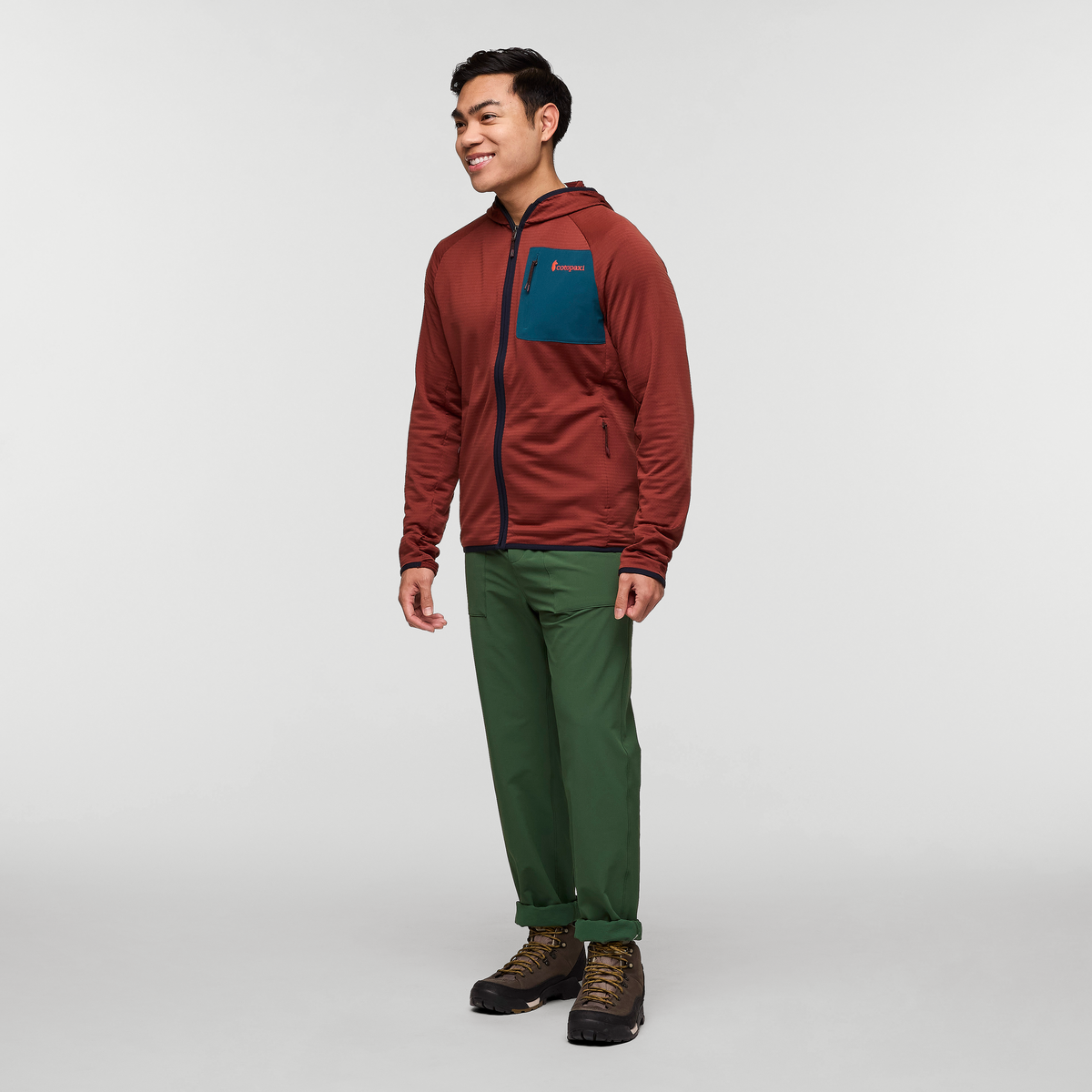 Otero Fleece Full Zip Hooded Jacket Men's - Image 2
