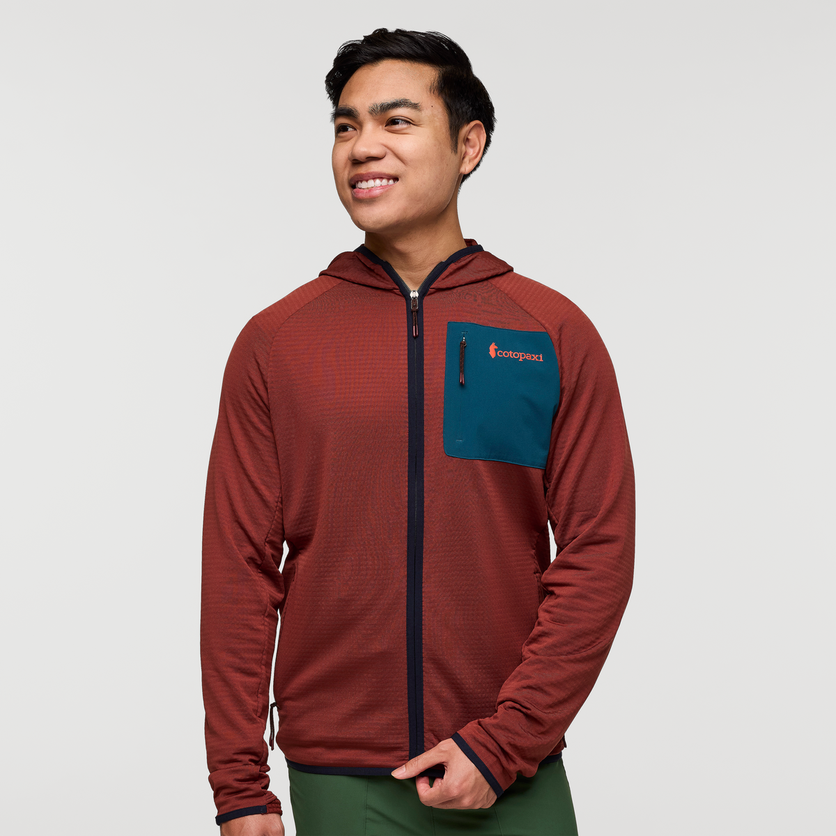 Otero Fleece Full Zip Hooded Jacket Men's