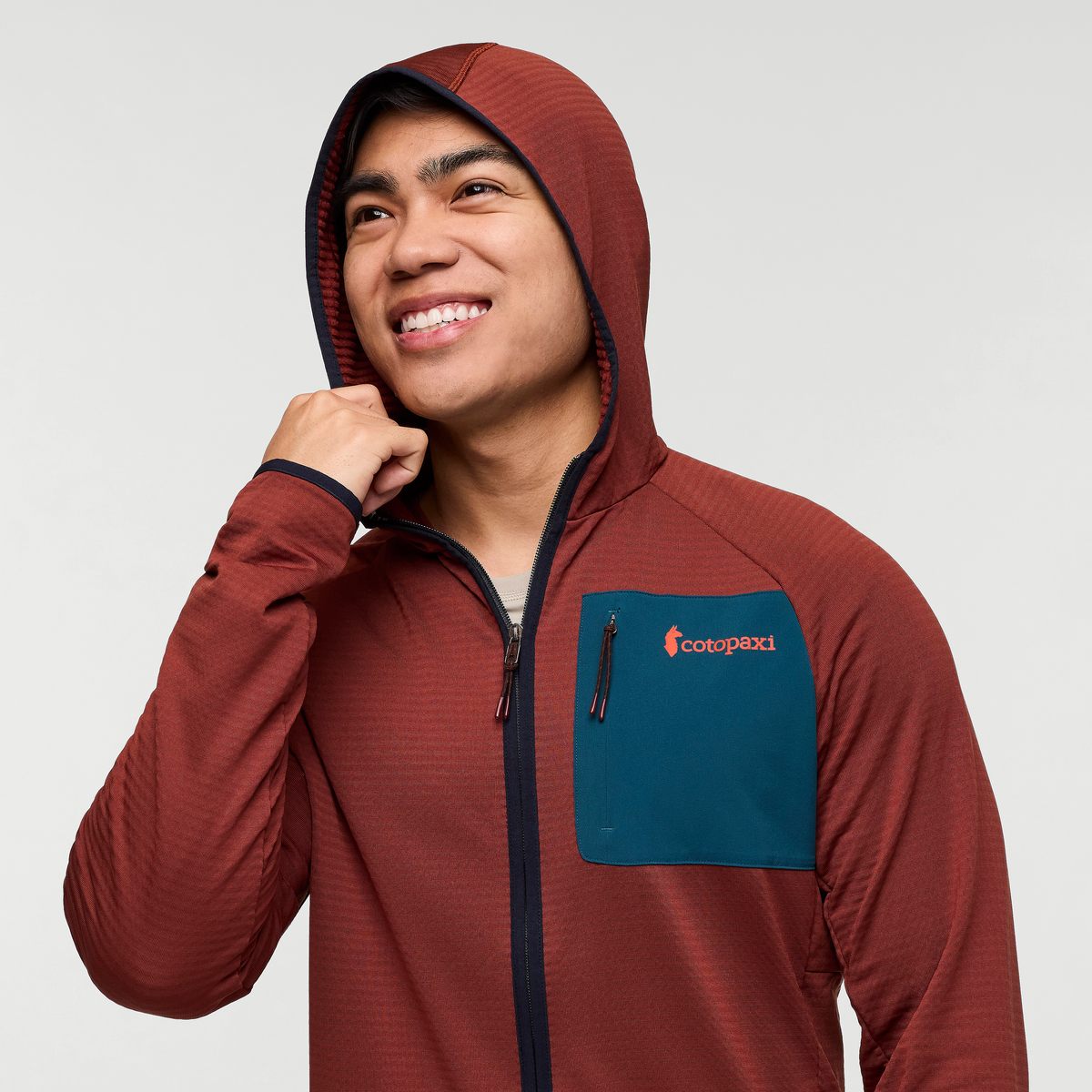 Otero Fleece Full Zip Hooded Jacket Men's - Image 5