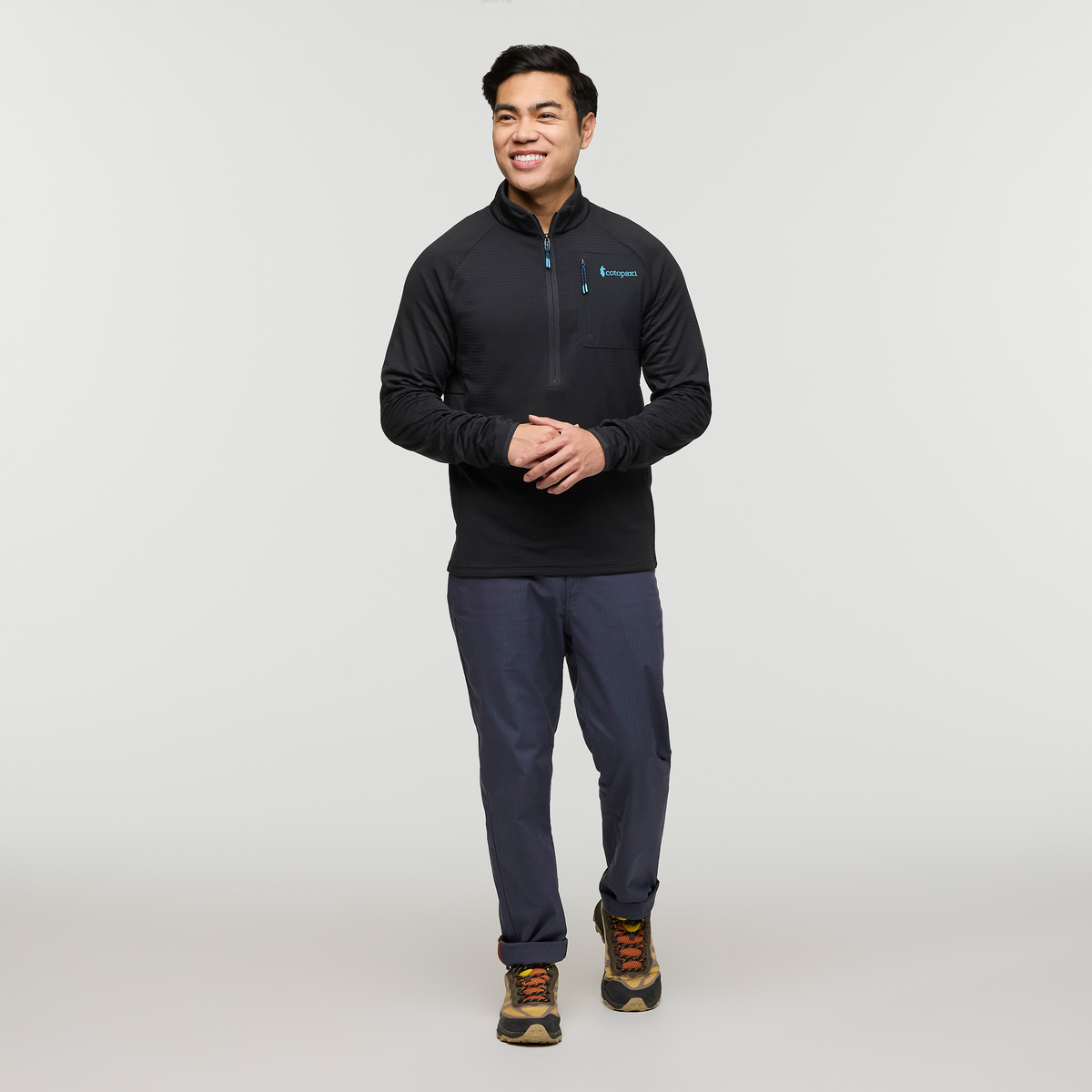 Alternative view of Otero Fleece Half Zip Pullover   Men's