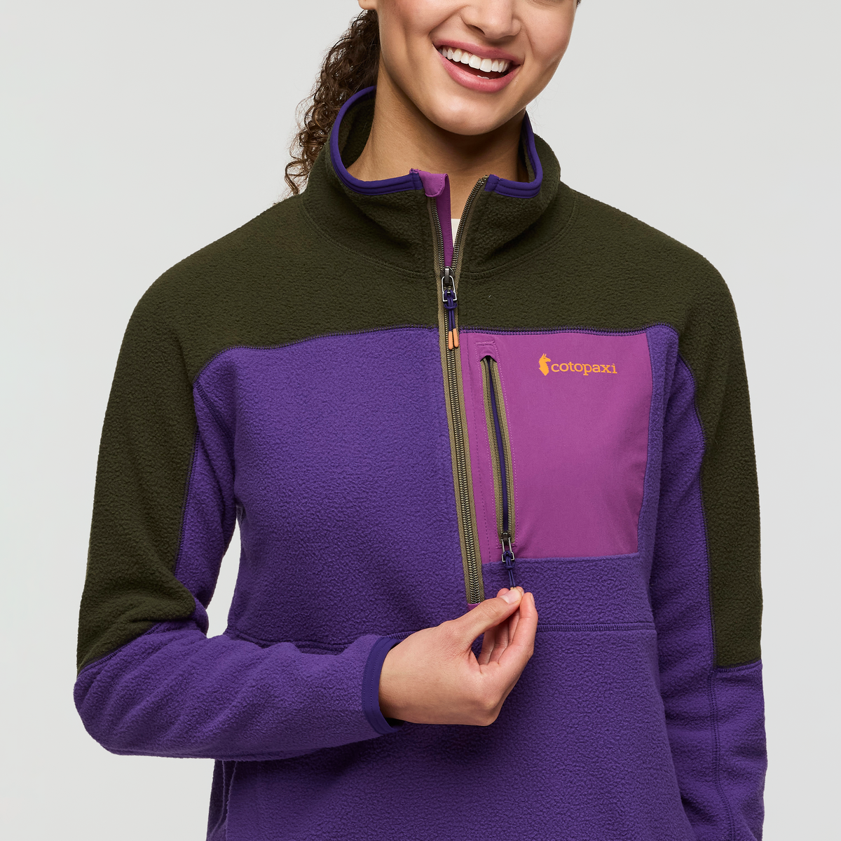 Abrazo Fleece Half Zip Jacket Women's - Image 26