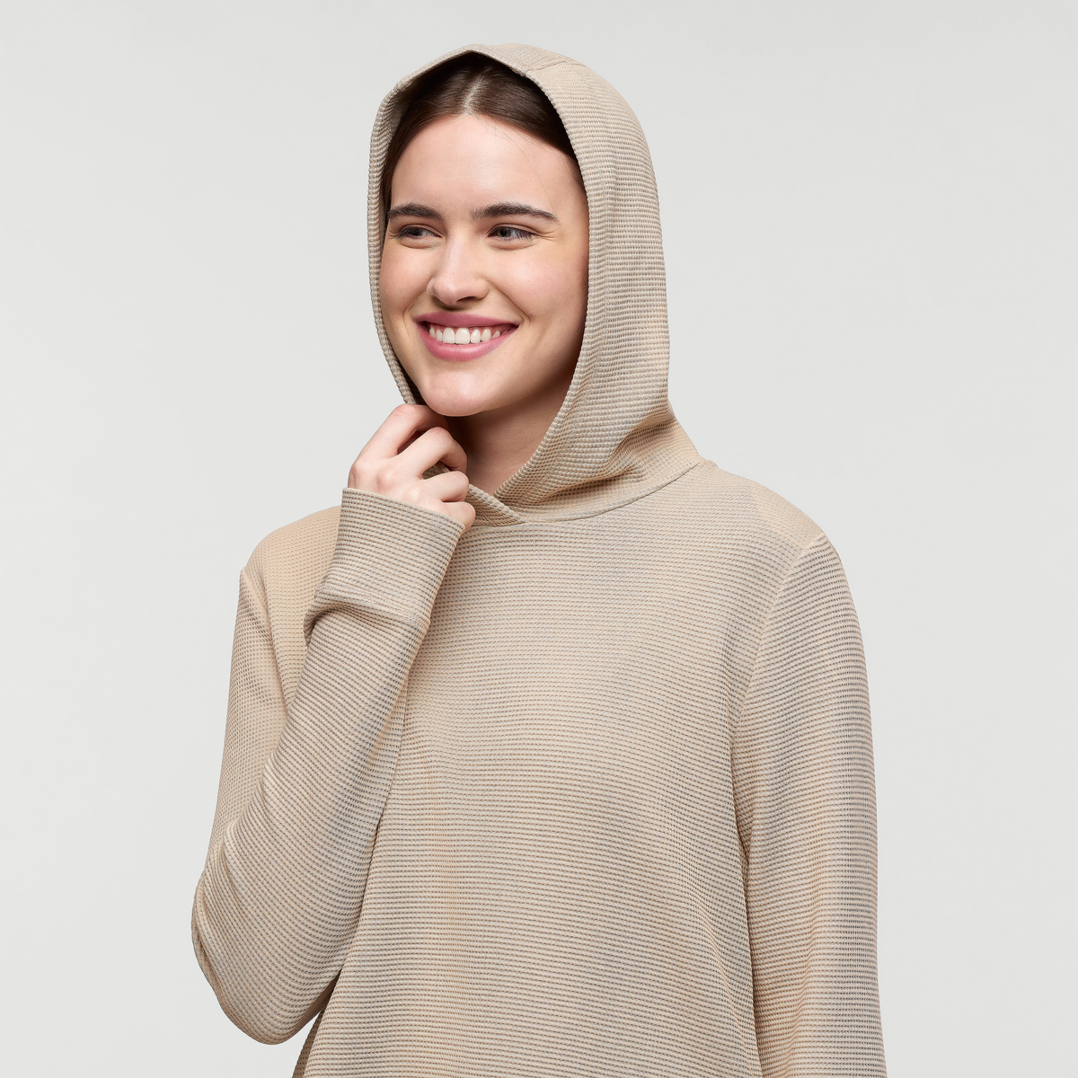 Atajo Long Sleeve Waffle Hoodie Women's - Image 6
