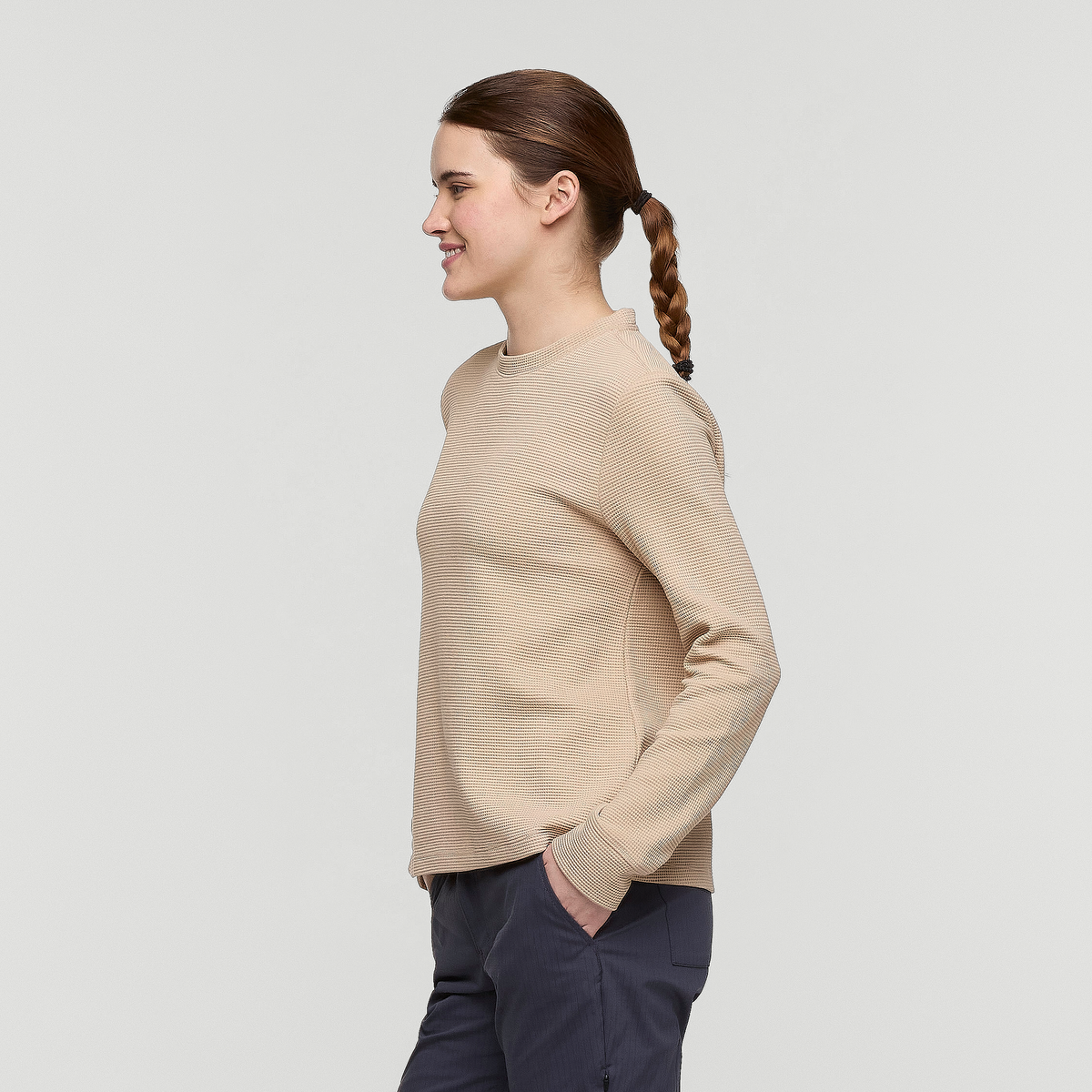 Atajo Long Sleeve Waffle Shirt Women's - Image 3