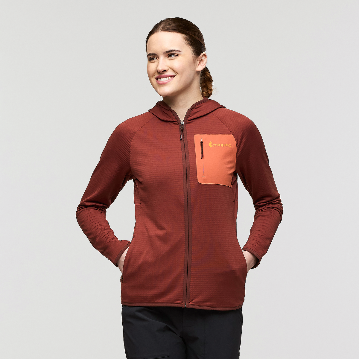Otero Fleece Full Zip Hooded Jacket Women's - Image 9