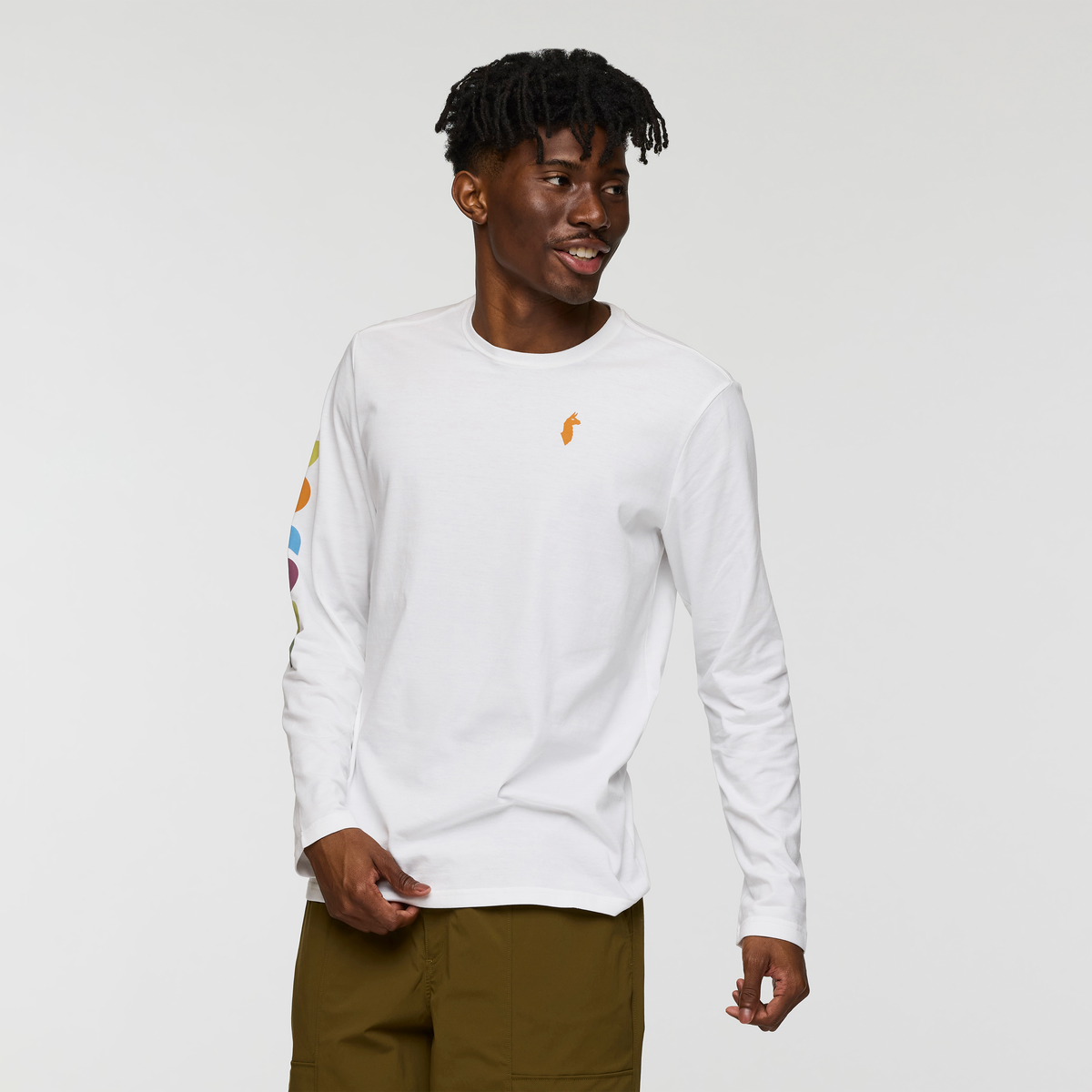 Geo Do Good Long Sleeve T Shirt Men's