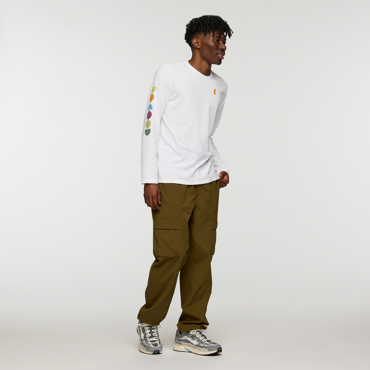 Geo Do Good Long Sleeve T Shirt Men's - Image 2