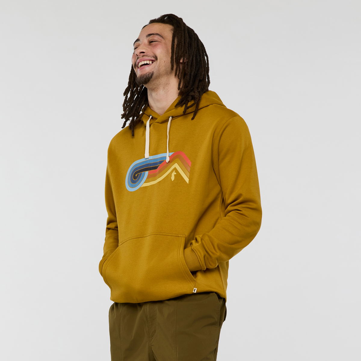 Melting Sunset Pullover Hoodie Men's