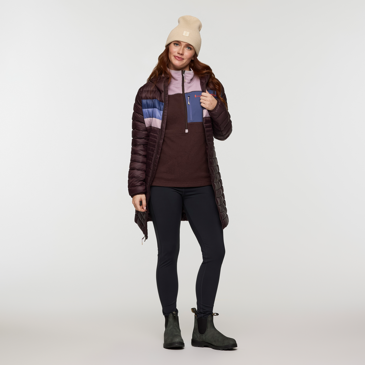 Abrazo Fleece Half Zip Jacket Women's - Image 4