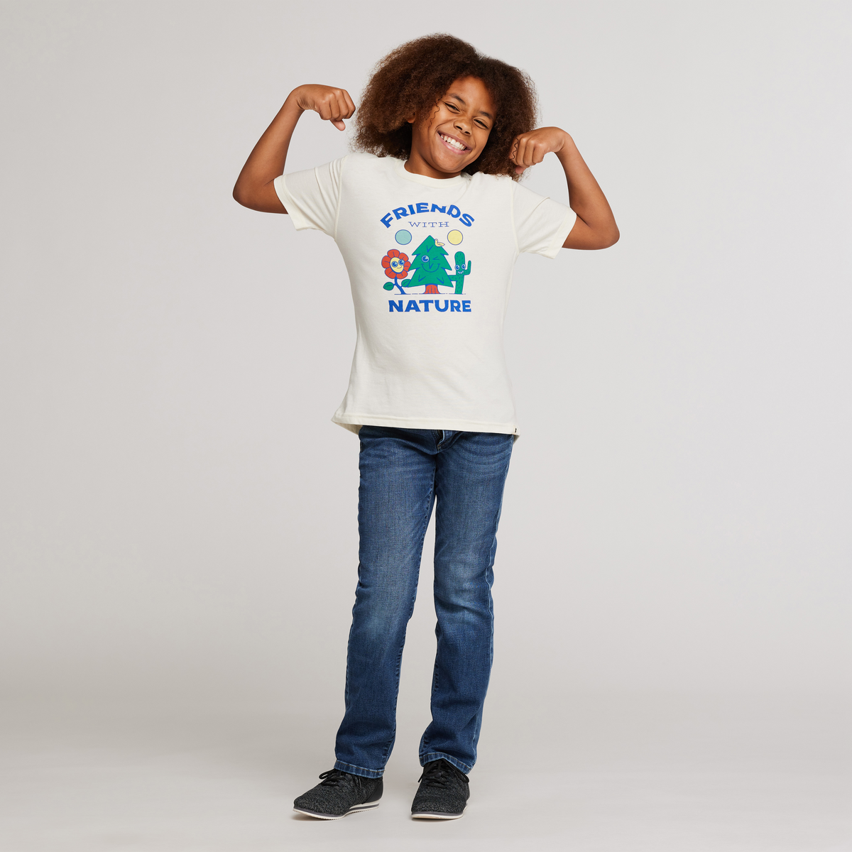 Friends with Nature T Shirt Kids' - Image 2