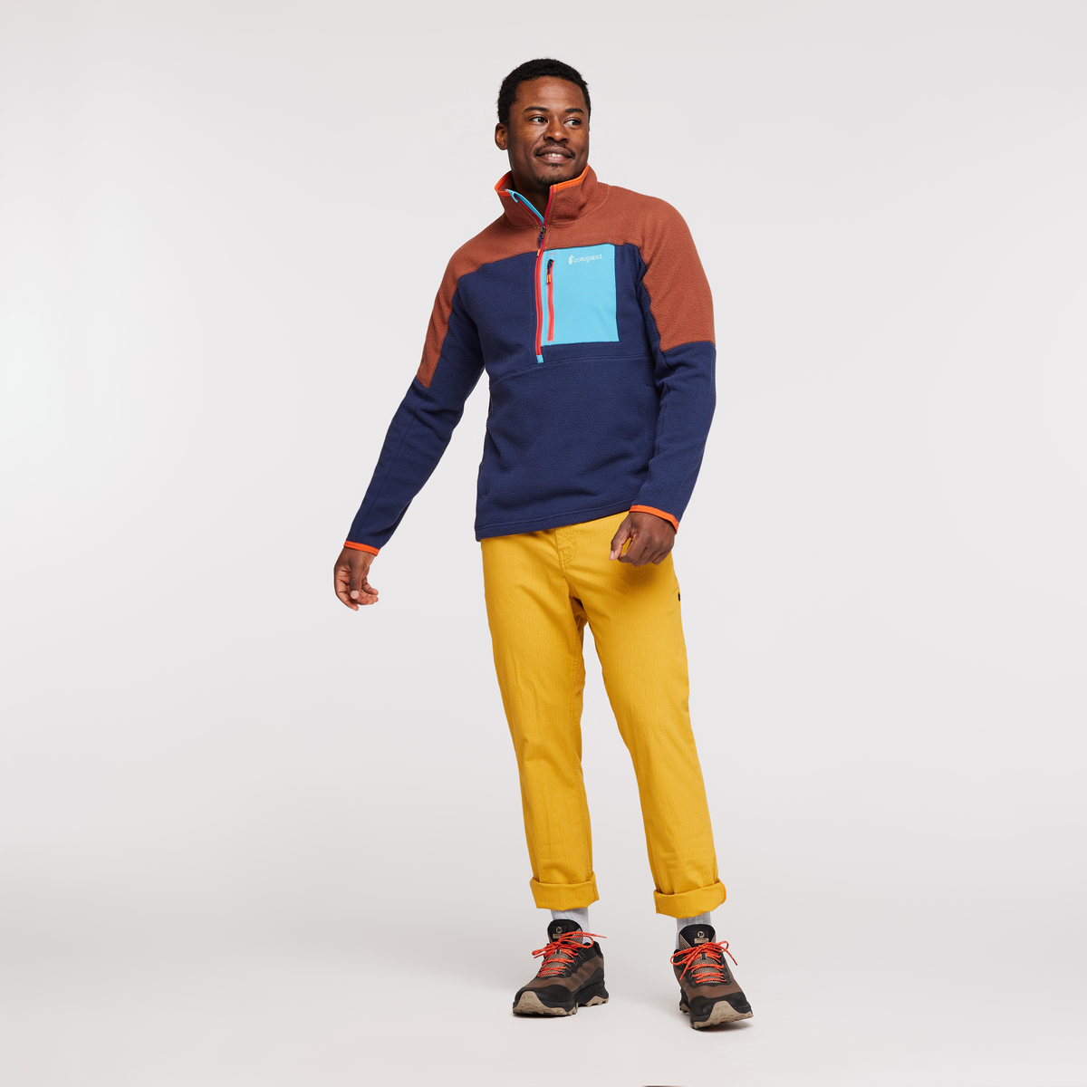 Abrazo Half Zip Fleece Jacket Men's - Image 4