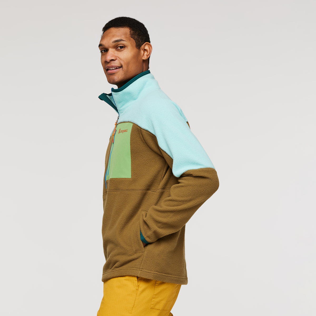 Abrazo Half Zip Fleece Jacket Men's - Image 3