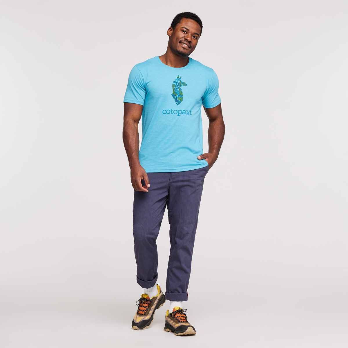 Alternative view of Altitude Llama T Shirt   Men's