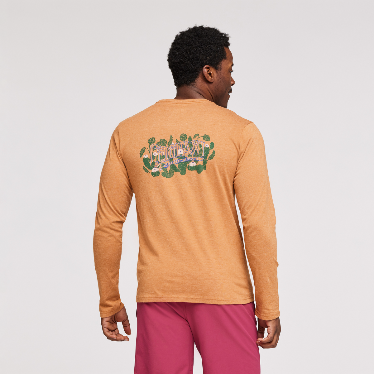 Cactus Life Long Sleeve T Shirt Men's - Image 8