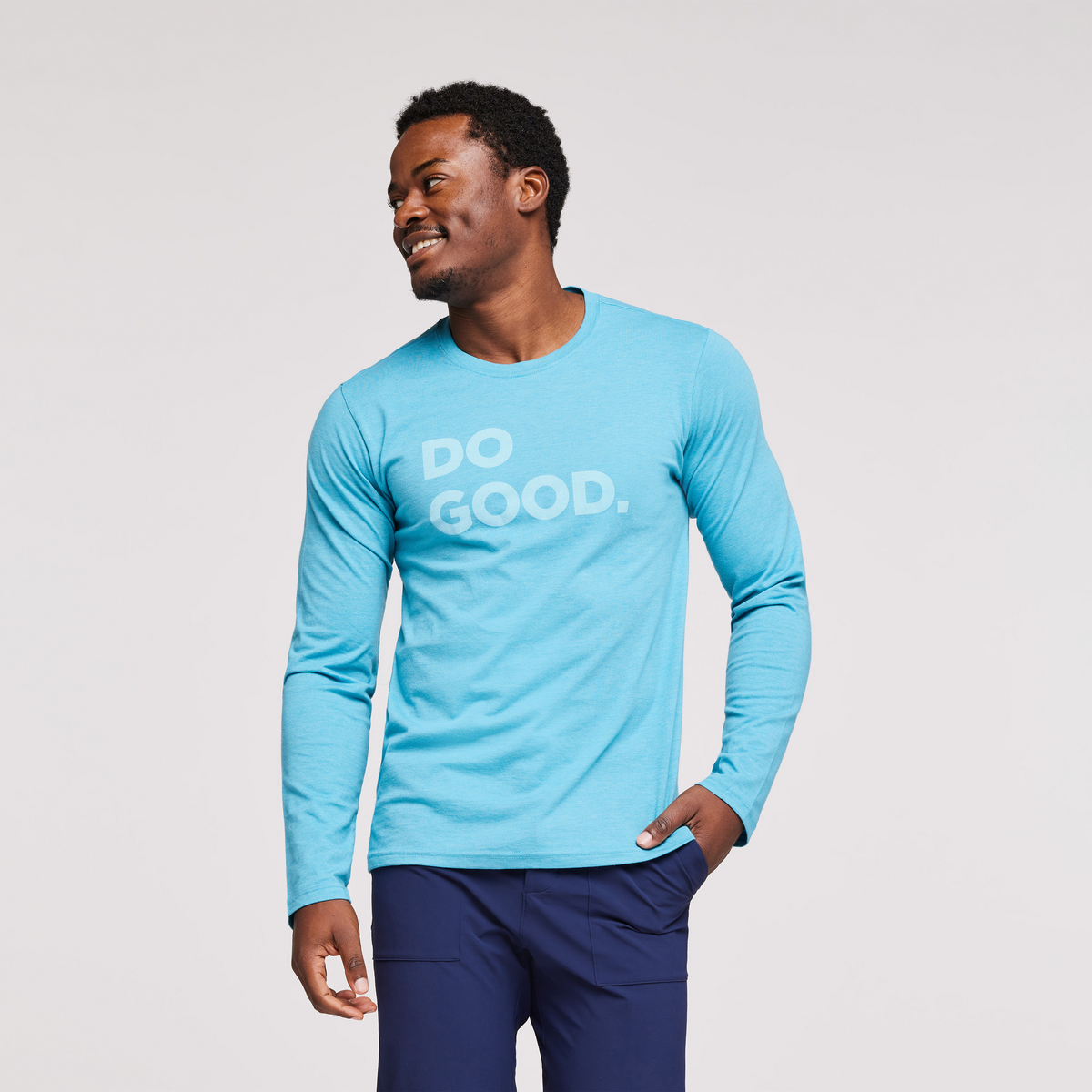 Do Good Long Sleeve T Shirt Men's - Image 11