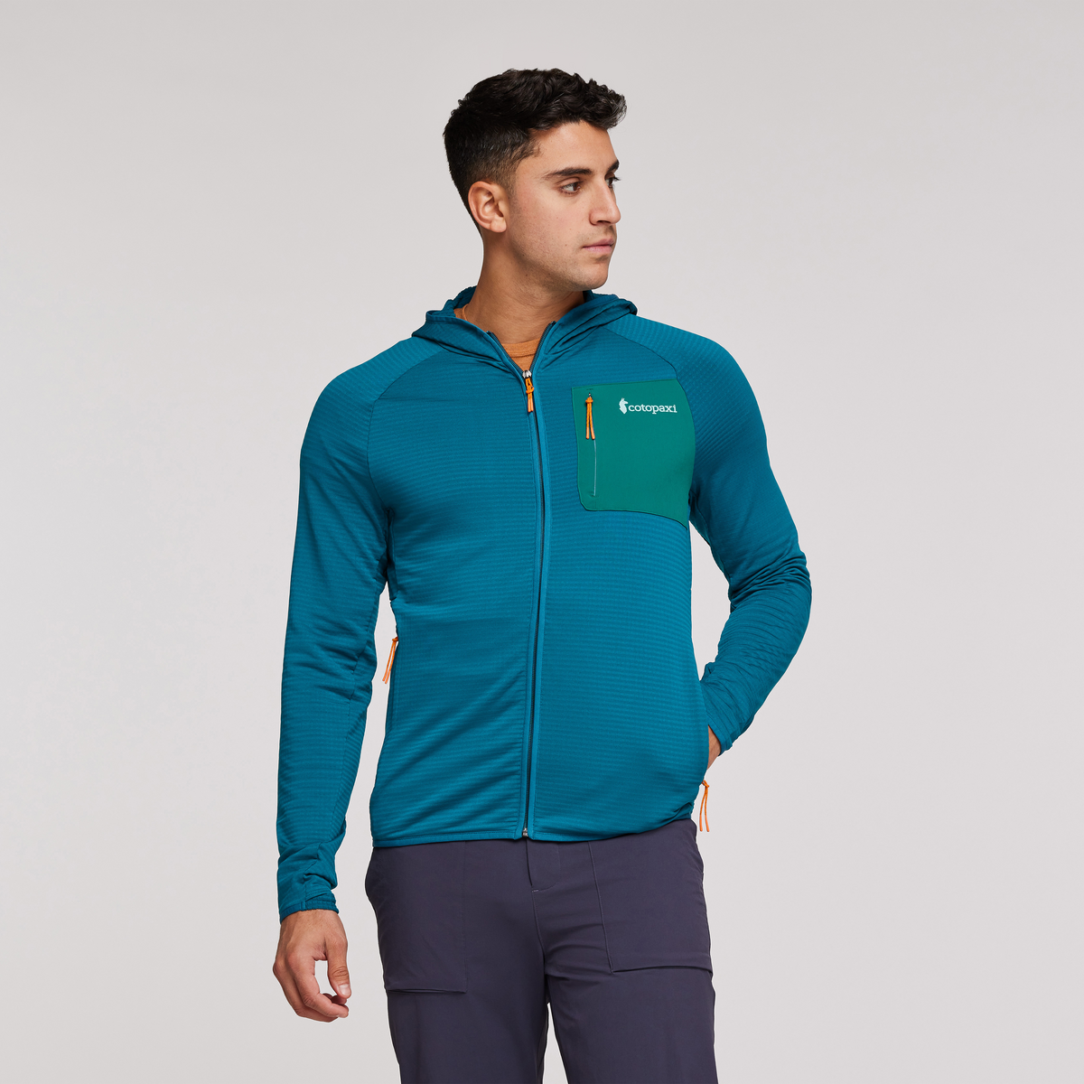 Otero Fleece Full Zip Hooded Jacket Men's - Image 7