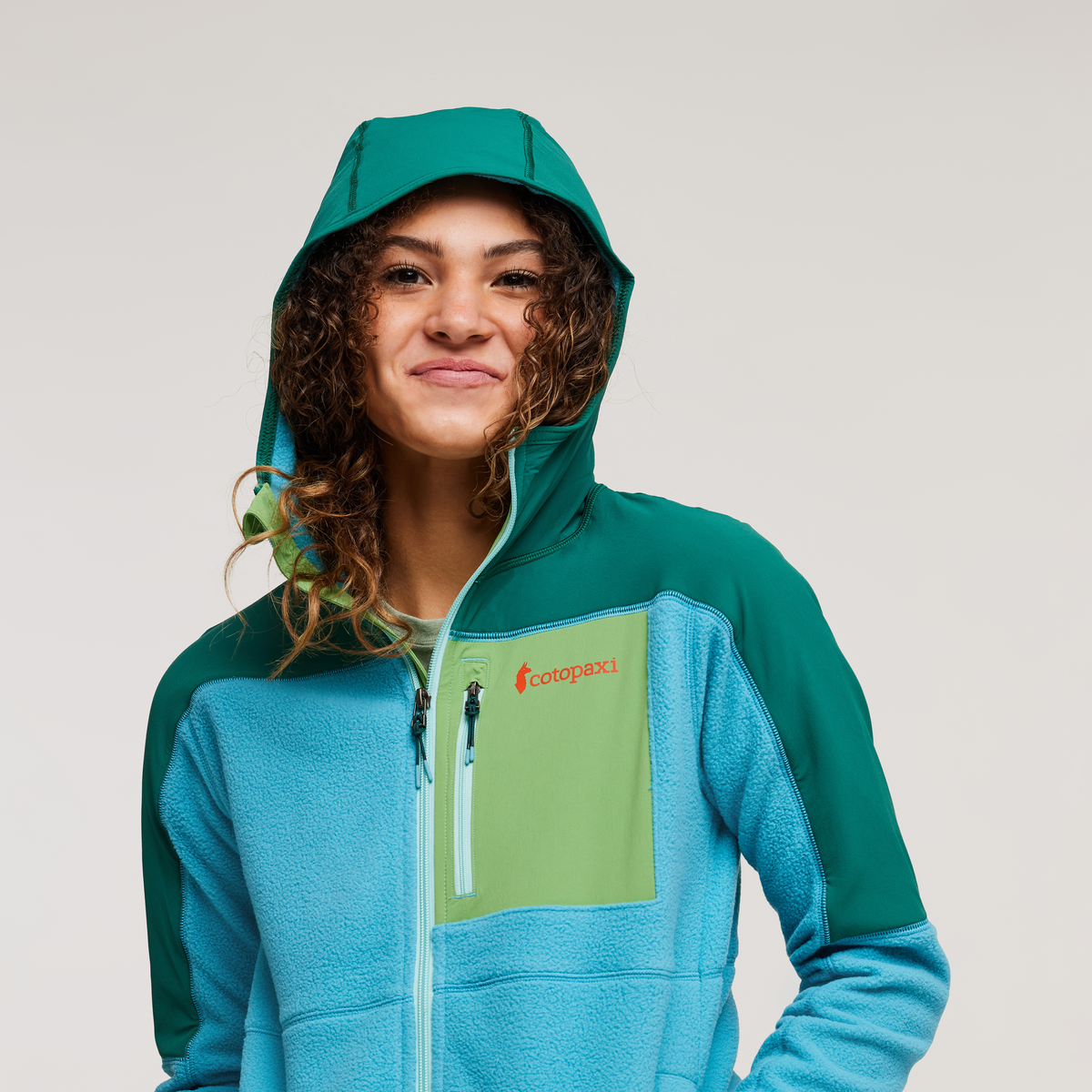 Abrazo Fleece Hooded Full Zip Jacket Women's - Image 5