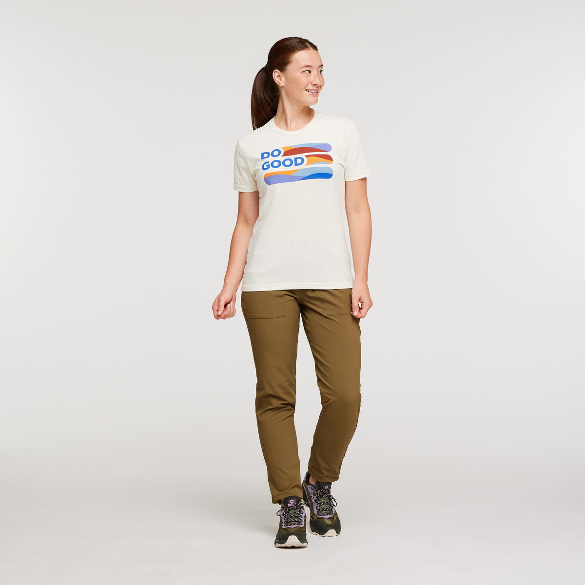 Do Good Stripe T Shirt Women's - Image 2