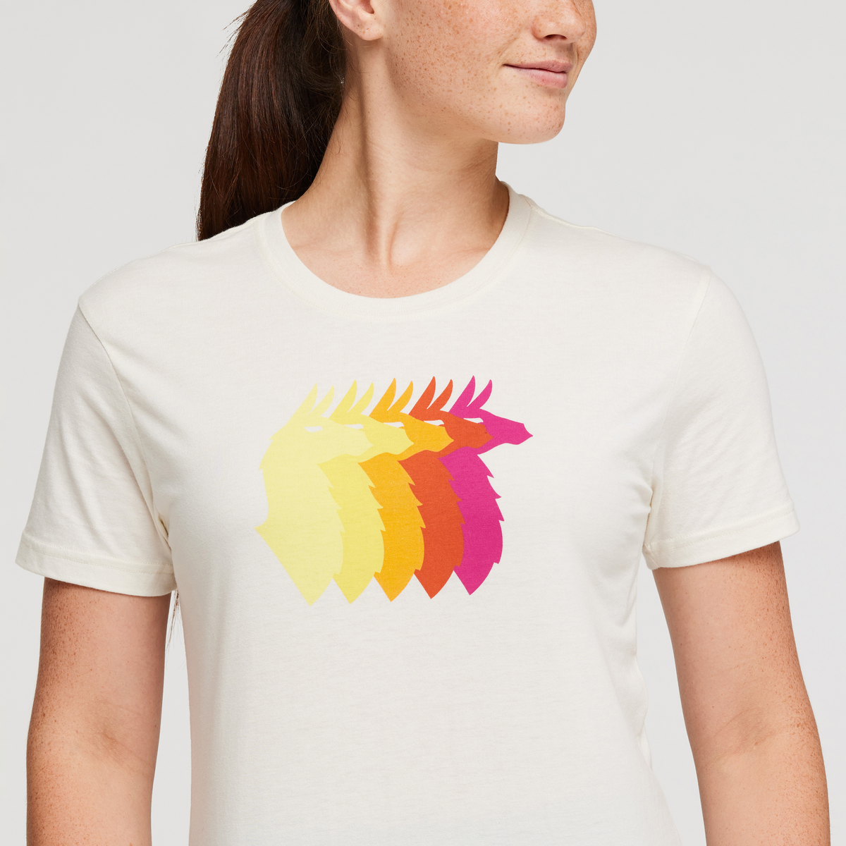 Llama Sequence T Shirt Women's - Image 17