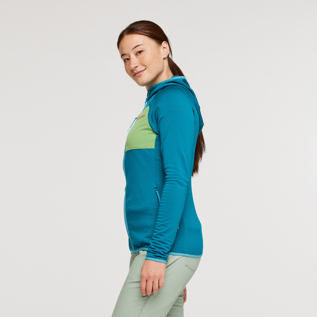 Otero Fleece Full Zip Hooded Jacket Women's - Image 4