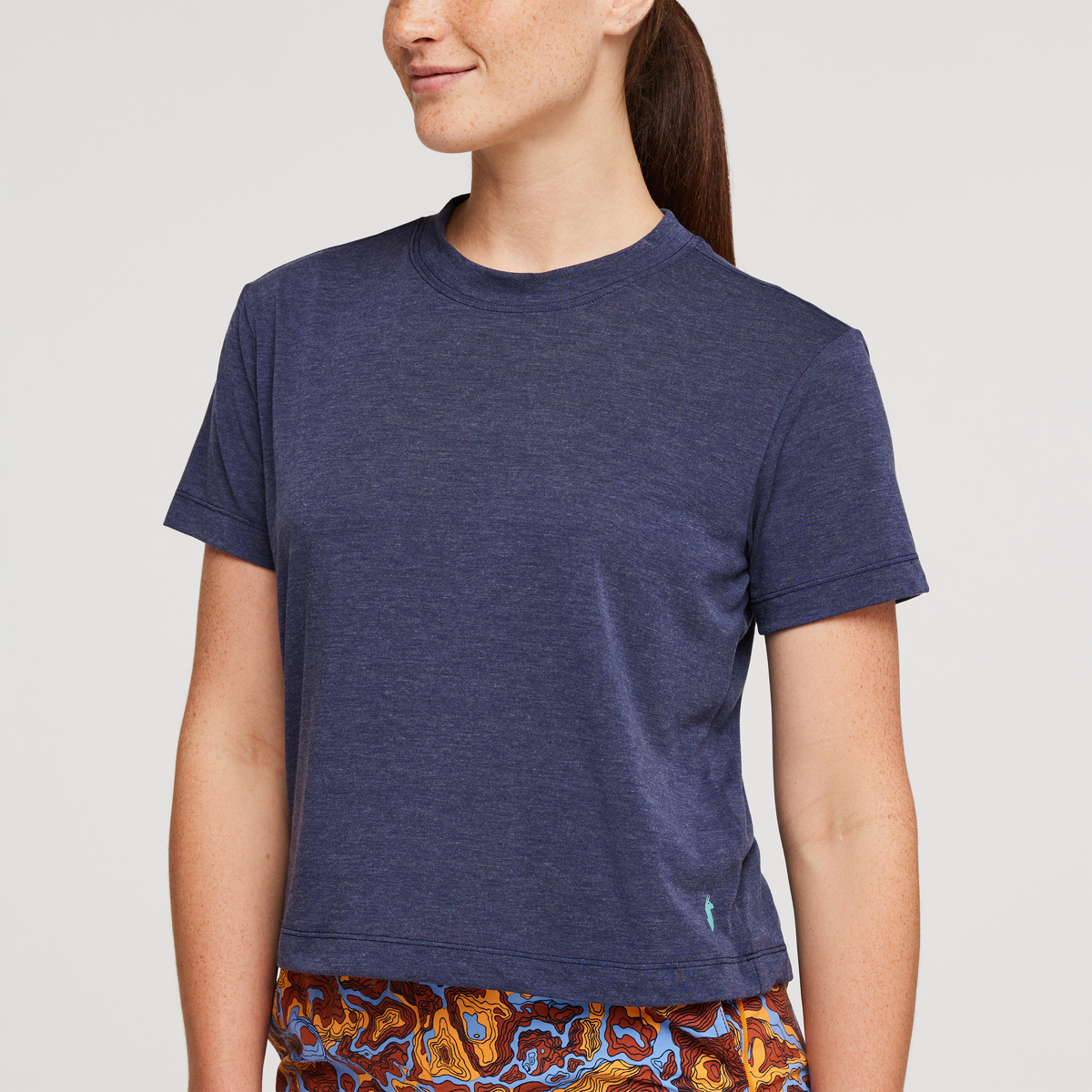 Paseo Travel Crop T Shirt Women's - Image 5