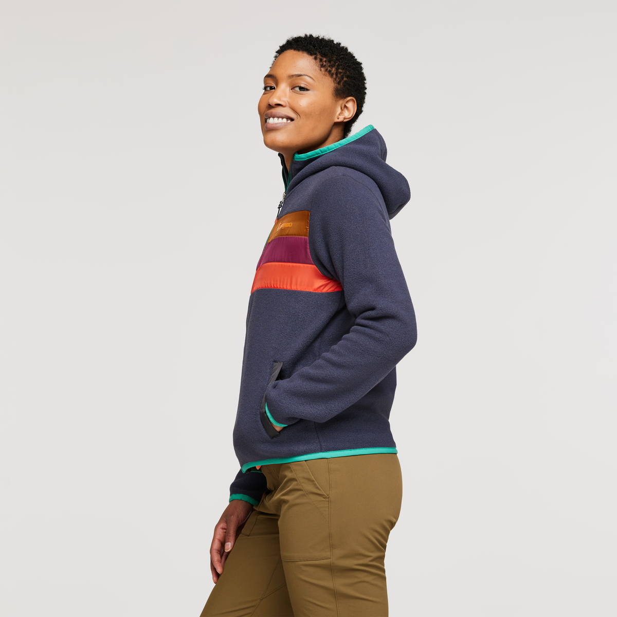 Teca Fleece Hooded Full Zip Jacket Women's - Image 4