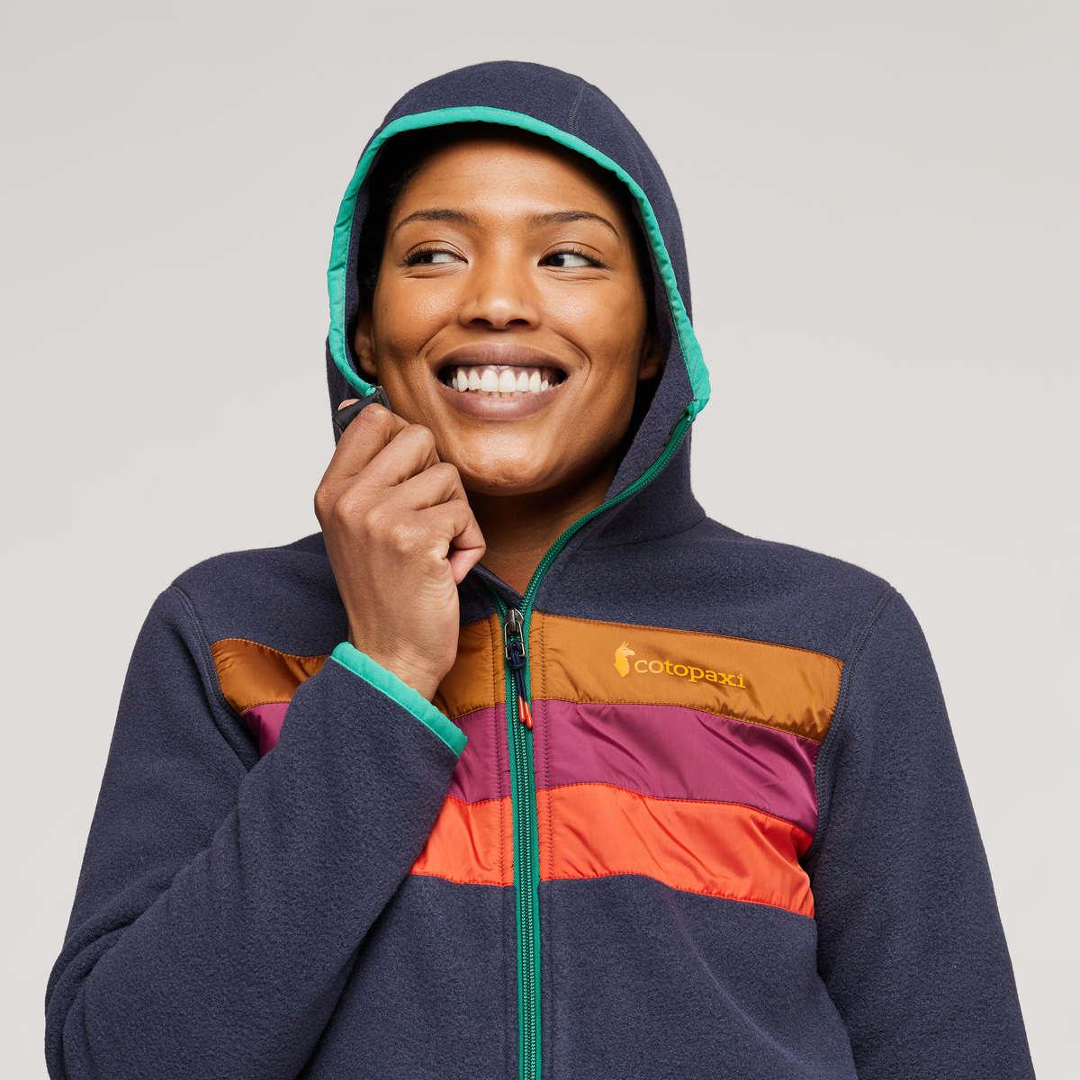 Teca Fleece Hooded Full Zip Jacket Women's - Image 6