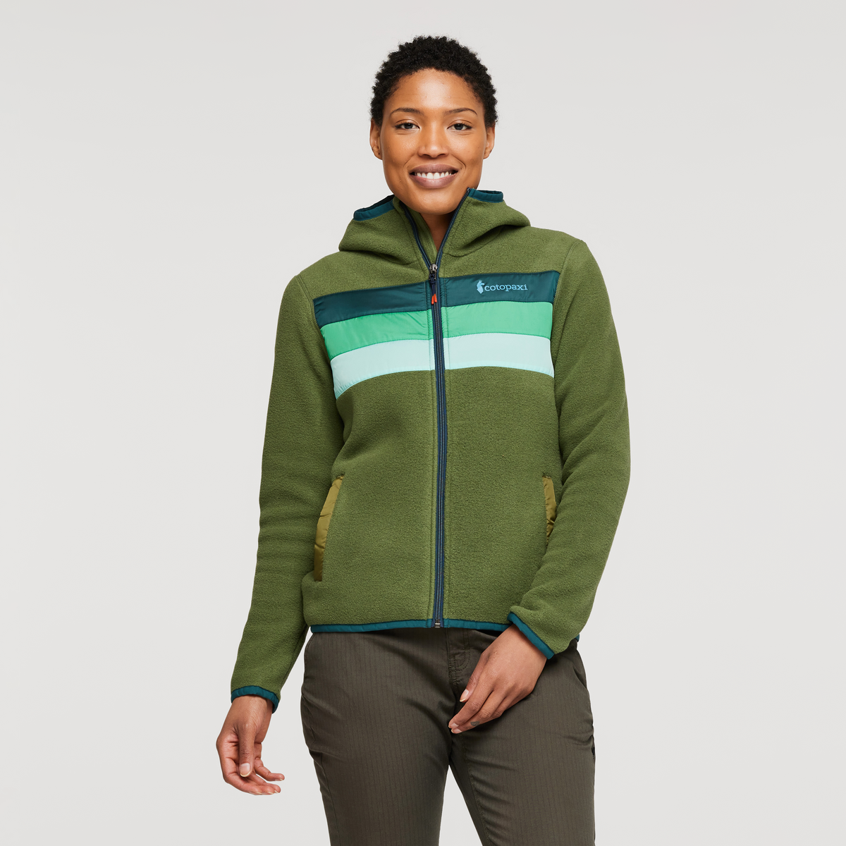 Teca Fleece Hooded Full Zip Jacket Women's - Image 15