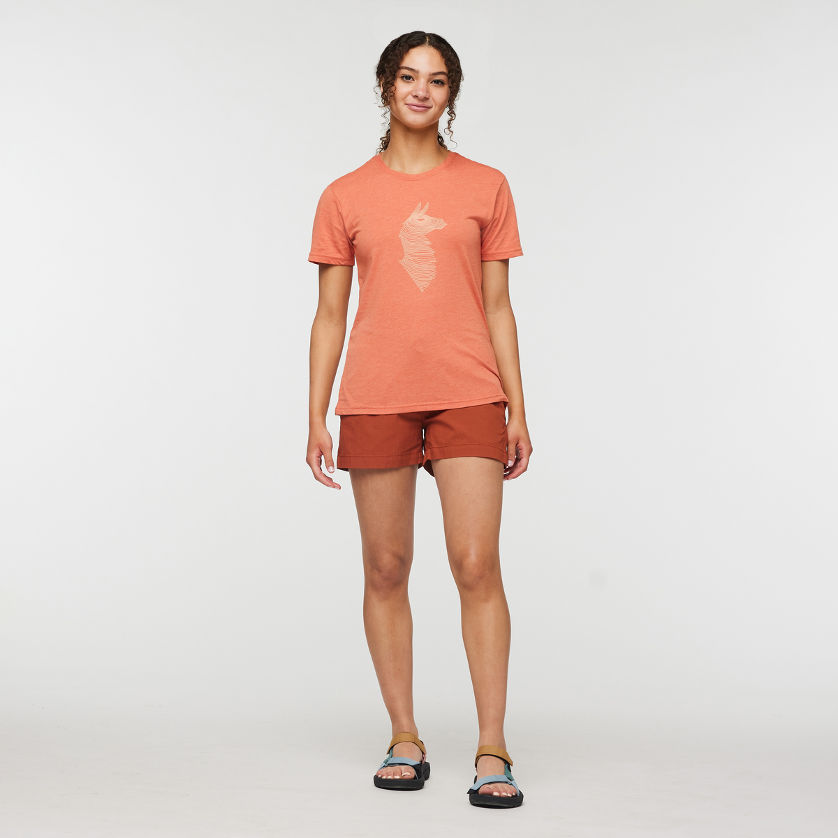 Topo Llama T Shirt Women's - Image 13
